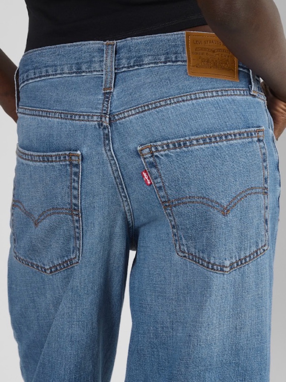 Levi's Medium Blue Straight Leg Jeans